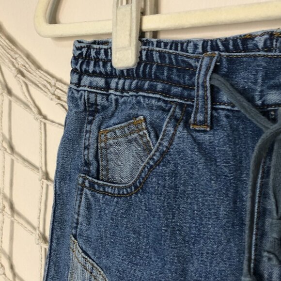 Vintage 1990s TANDEM Boy's No. 62 Indiana Varsity Jeans 5 - Picture 5 of 13